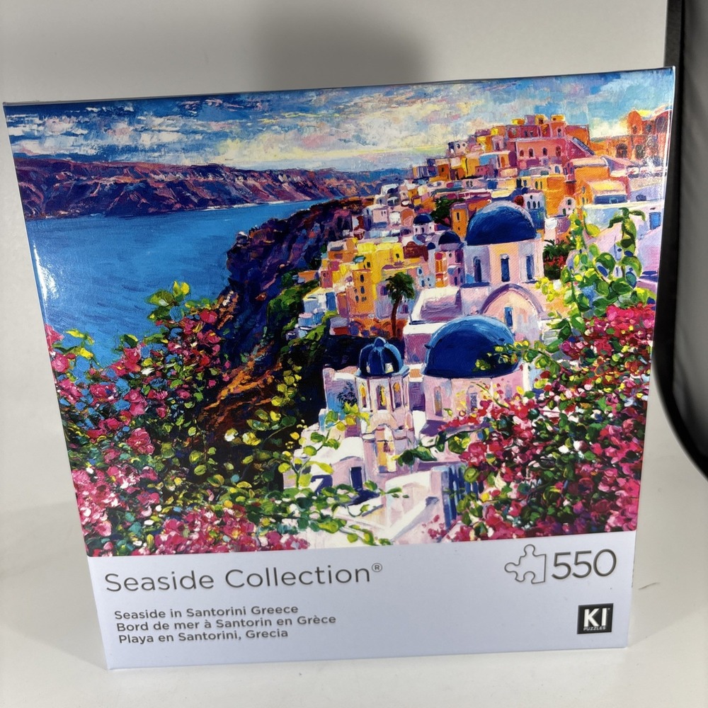 KI Puzzle 550 Pieces Seaside Collection Jigsaw Puzzle In Santorini Greece New